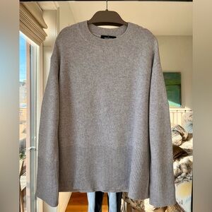Gran Sasso Light Gray Cashmere Sweater